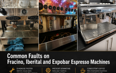 Common Faults on Fracino, Iberital and Expobar Espresso Machines.
