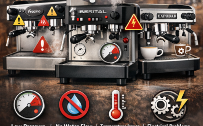 Common Faults on Fracino, Iberital and Expobar Espresso Machines.